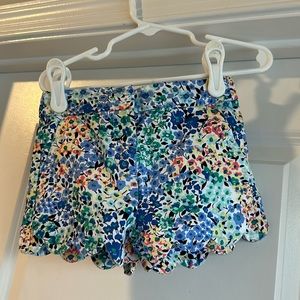 Kids Scalloped Shorts